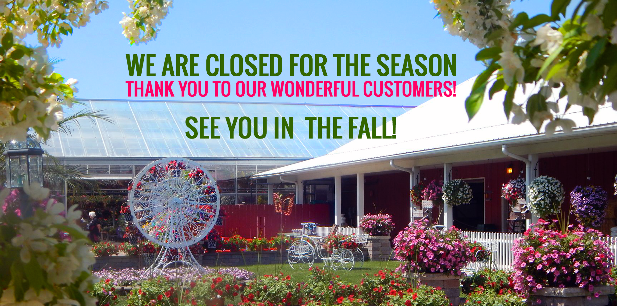 We are closed for the season! Thank you to all our customers! We'll see you in the fall! Johansen Farms